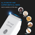Blade Replacement & Charged Cable for Pet Hair Trimmers,1 Replacement Blade & 1 Replacement Cable for Dog Shavers