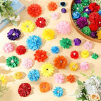 Hoteam 50 Pcs Dog Collar Flowers Bows Accessories, Multicolor - Image 4