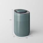 Sans Air Purifier Mini for Large Rooms (Up to 490 Sq Ft) – True HEPA & | Activated Carbon Filter for Allergies, Pets, Dust, and Odors | Quiet 25dB Operation with UV-C Light & Lights-Out Mode (Agave)