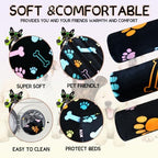 Rezutan Blanket for Large Dogs & Cats Soft Reversible Cute Paw 40"x31" - Image 7