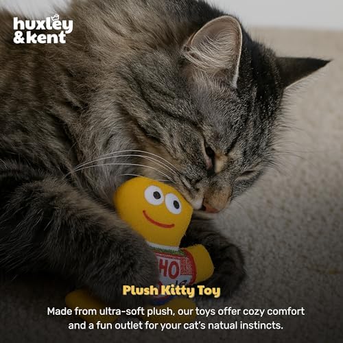 Huxley & Kent Plush Crinkle Catnip Cat Toy, Ugly Sweater G-Man - Image 6