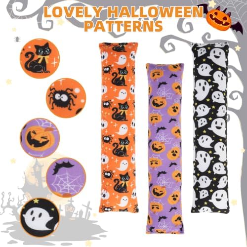 KOOLTAIL Cat Catnip Toys for Halloween, 3 Pack Durable Soft Kicker Toy Filled with Natural Catnip, Interactive Bite Resistant Chew Teeth Cleaning Gift for Indoor Cats Kitten - Image 4