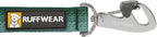 Ruffwear, Switchbak Hands‑Free Dog Leash, Adjustable 2.5–7 ft, Double‑Ended Lead with Lockable Crux Clips and Sliding V‑Rings, Waist‑Worn, Over‑Shoulder or Handheld, River Rock Green