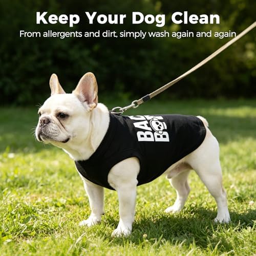 BINGPET Bad to The Bone Dog Shirt, Soft Cotton T-Shirt, Halloween Costumes - Image 6