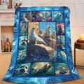 Seal Throw Blanket Ocean Seal Stuff Gifts for Kids Girls Boys Adults Women Men Soft Cozy Warm Plush Fluffy Fuzzy Fleece Blanket Decor 40''X50'' by Fuzawet