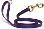Viper Biothane K9 Working Dog Leash Waterproof Lead for Tracking Training Schutzhund Odor-Proof Long Line with Solid Brass Snap for Puppy Medium and Large Dogs 6ft, Violet Purple
