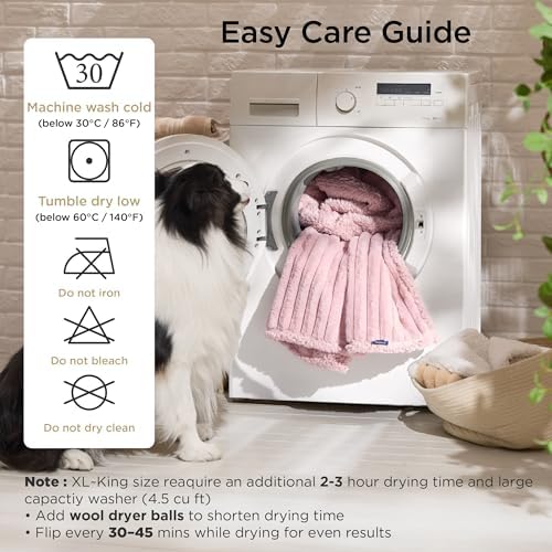 Bedsure ComfyFleece® Waterproof Dog Blankets for Large Dogs,50x60 - Image 6