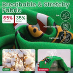 BINGPET 2PCS Dog Christmas Outfit, Soft Cotton Puppy Shirt, Santa Costume - Image 2