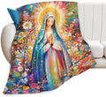 Virgin Mary Blanket Christian Catholic Throw Stuff Gifts 80"x60" by Unknown