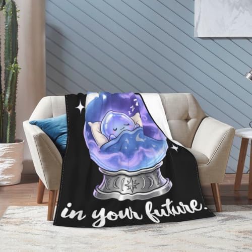 Sleepy Crystal Ball Blanket Throw Gift for Girls Women 60"X50" - Image 2