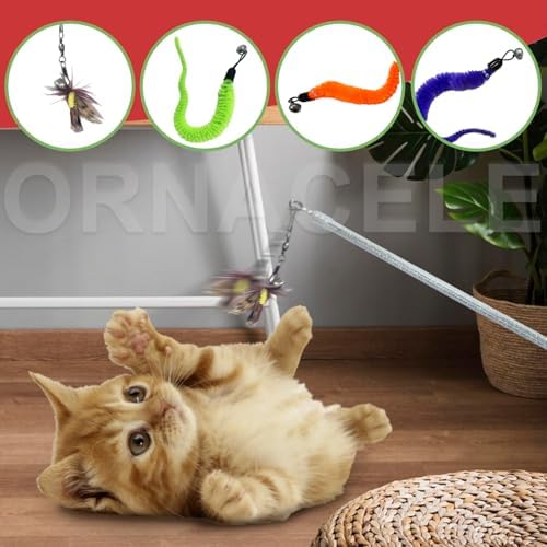 2026 Cat Toy Advent Calendar - Christmas Holiday Gift Toys for Cat Lovers, 24 Boxes Catnip Toys, Mice, Kitten Feather Teaser and Ball Bells Countdown Calendar - Image 5