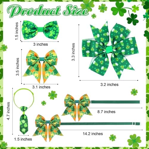 Talltalk 120 Pcs Easter Spring Dog Bow Tie Collar Set Adjustable Pet Grooming Holiday Accessories Decoration for Dog Cat - Image 2