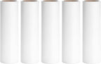 6.3 inch Large Lint Roller Refills Compatible with PetLovers BomDa YabeePet Fedicelly Large Lint Rollers for Pet Hair Extra Sticky 60 Sheets per Refill Pack of 5 Rolls 300 Sheets Total