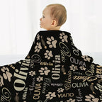 Personalized Cat Blanket, Custom Name Truck Throw, Gift for Girls and Cat Lovers, 40"x50" Soft Lightweight Plush for Couch, Bed, Sofa Decoration - Image 5