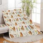 Golden Retriever Throw Blanket Golden Retriever Puppy Stuff Gifts for Dog Lover Kids Girls Boys Adults Women Men Soft Cozy Warm Plush Fluffy Fuzzy Fleece Blanket Decor 40''X50'' - Image 6