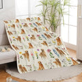 Golden Retriever Throw Blanket Golden Retriever Puppy Stuff Gifts for Dog Lover Kids Girls Boys Adults Women Men Soft Cozy Warm Plush Fluffy Fuzzy Fleece Blanket Decor 60''X80'' by Fuzawet