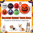 Civaner 36 Pcs Halloween Dog Toys Bulk, 2.5 Inch Squeaky Tennis Balls Gifts - Image 2