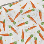 Easter Cartoon Carrots Flannel Blanket, Soft Cozy Anti Pilling Throw Blanket, Winter Lightweight Blanket for Home Party Bed Sofa Couch, 60" x 80" - Image 3