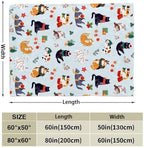 Tupmnbry Christmas Throw Blanket Cute Christmas Cat Blanket 60"x80" - Image 6