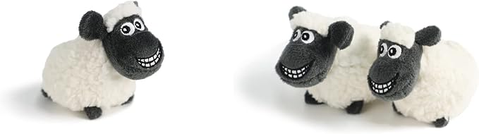 Hide and Seek Dog Puzzle Puppy Toys, Interactive Squeaky Plush, Stuffed Toys for Dogs, Small Size(Sheep, Panda, Forest Animals) (Replacement Sheep)