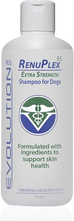 RenuPlex Extra Strength Mange Dog Shampoo - Supports Skin Problems and Mange Control. Unconditional Guarantee. Made in USA