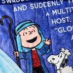 Hallmark Peanuts Linus Christmas Speech Blanket, 50" x 60", Gift for Kids - Image 3