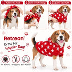 Dog Sweater for Small Dogs Girl Boy Winter, Dog Clothes, Red, S - Image 5