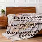 COMFAR Christian Inspirational Soft Throw Blanket - Faith and Spiritual Gift for Women, Men, Adults, Kids - Personalized Religious 50"x 60" Blanket - Image 7