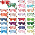 30Pcs Holiday Cat Collars Breakaway Halloween Cat Collars with Bowtie by Guiqulai