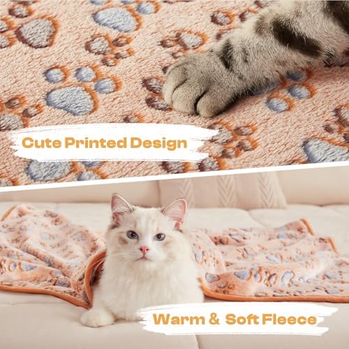 Luciphia Dog Blanket 3 Pack, Soft Cozy Fleece Throw for Puppy Cat,23"x16" - Image 2