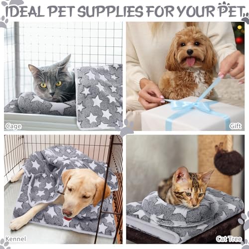Namalu 3 Pack Soft Cat Bed Mat with Blanket and Pillow Indoor - Image 4