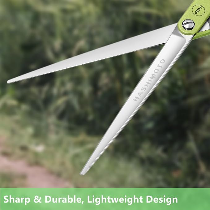 HASHIMOTO Ultralight Dog Cutting Scissors for Grooming, 7.0 inch. | Ultralight Aluminum Handles, 440C Stainless Steel, Straight Blade.