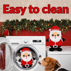Dog Toys, Dog Xmas Christmas Santa Claus Squeaky Plush Chew Fetch Brain Stimulating Toy Presents for Small Medium Dogs (Medium, Christmas) - Image 4