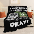 Garbage Truck Throw Blanket Gifts for Kids Boys Girls 80"X60" - Image 6