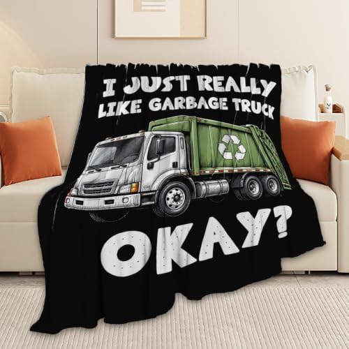 Garbage Truck Throw Blanket Gifts for Kids Boys Girls 60"X50" - Image 6