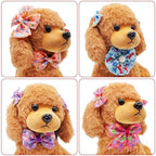 120PCS Dinosaur Dog Bows Pack Include 60PCS Dogs Collar Flowers and Bowties Attachments 20PCS Bowties with Adjustable Collar 40PCS Hair Bows for Girl Female Boy Male Dogs Grooming Accessories - Image 4