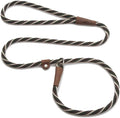 Mendota Pet Slip Leash - Dog Lead and Collar Combo - Made in The USA - Woodlands, 3/8 in x 4 ft - for Small/Medium Breeds
