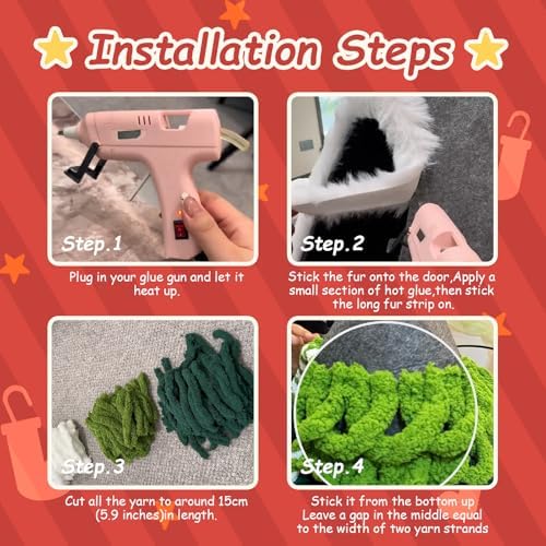 DIY Christmas Tree Cat Bed Set, Christmas Pet Tree House Package, DIY Felt Xmas Cave, Indoor Kittens Felt Nest Cats Hideaway, Teepee Furniture Decorations for Family & Friends (A, Under 12lb) - Image 4