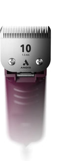 Andis Professional UltraEdge Super 2-Speed Detachable Blade Dog/Pet Clipper, Rotary Motor with Shatter-Proof Housing, Runs Calm & Silent, 14-feet Cord, for All Dog Coats & Breeds, 120 Volts, Burgundy