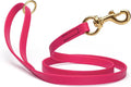 Viper Biothane K9 Working Dog Leash Waterproof Lead for Tracking Training Schutzhund Odor-Proof Long Line with Solid Brass Snap for Puppy Medium and Large Dogs 6ft, Passionfruit Pink