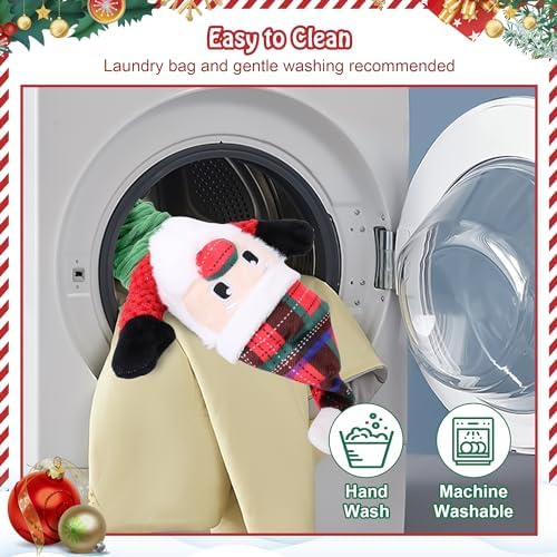 Newget Christmas Dog Toys, Plush Squeaky Interactive Toy for Puppy Teething - Image 4