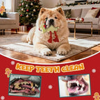 Christmas Dog Toys, Squeaky Reindeer Plush with Cotton Rope Legs for Dogs - Image 4