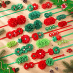 50 Pcs Christmas Dog Bow Bulk for Small Medium Dog Flower Collar Bow - Image 6