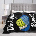 Sleepy Pickleball Blanket Throw Gift for Girls Women 80"X60" - Image 6