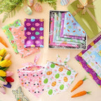 Preboun 50 Pcs Easter Dog Bandanas Bulk Bunny Dog Bandanas for Dogs Triangle Kerchief Bibs Scarf Set for Pet Costume Photo Props Accessories Pet Shops Adoption Events, 25 Styles(25.6 x 17.7 x 17.7) - Image 5
