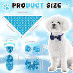 Reginary 120 Pcs Winter Dog Bandanas Bulk Dog Bows Set Bow Ties Cat Scarf Colorful Washable Triangle Pet Kerchief Cute Bib for Summer Small Medium Large Pets Grooming Accessories Costume - Image 2