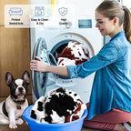 Rezutan Blanket for Large Dogs & Cats Soft Reversible Cute Paw 40"x31" - Image 6