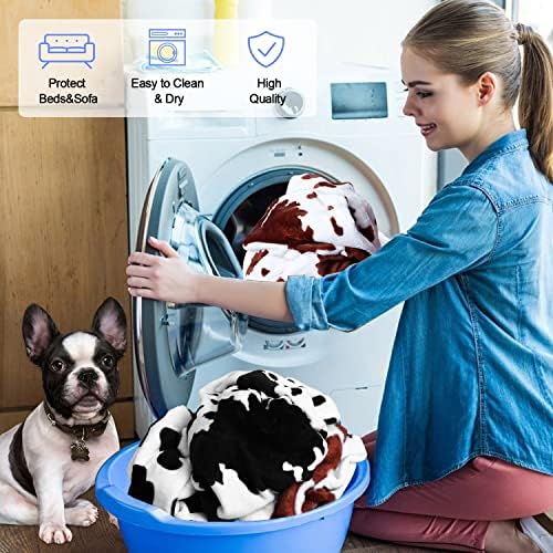 Rezutan Blanket for Large Dogs & Cats Soft Reversible Cute Paw 40"x31" - Image 6