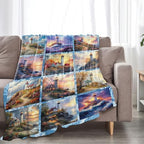 Lighthouse Blanket for Girls Women Boys Men Adults Kids Soft Cozy Fleece Nautical Throw Blankets Gifts Warm Flannel Plush Lightweight Decor for Couch Bed Sofa 80"X60" - Image 6