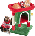 Yaheetech Christmas Themed Cat Tree 23.5in, Small Climbing Tower for Play by Yaheetech